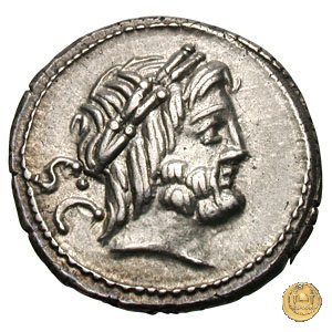 379/1 - denario L. Procilius 80 BC (Roma)