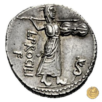 379/1 - denario L. Procilius 80 BC (Roma)