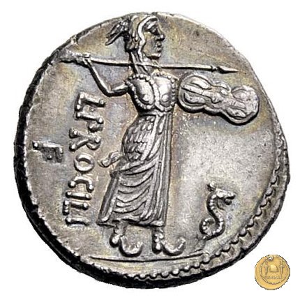 379/1 - denario L. Procilius 80 BC (Roma)