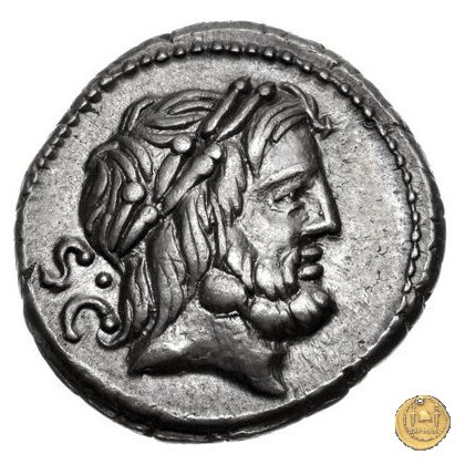 379/1 - denario L. Procilius 80 BC (Roma)