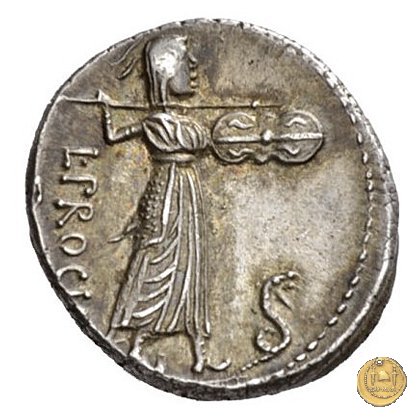 379/1 - denario L. Procilius 80 BC (Roma)