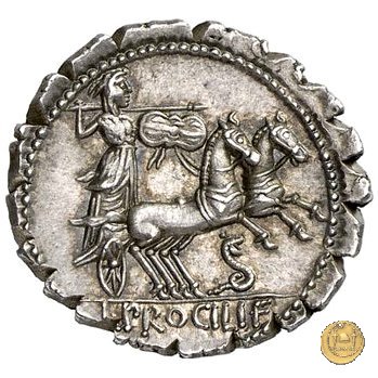 379/2 - denario L. Procilius 80 BC (Roma)