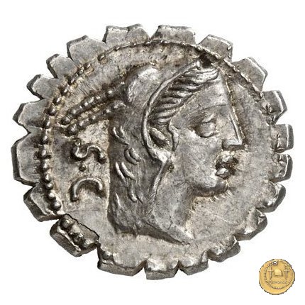 379/2 - denario L. Procilius 80 BC (Roma)