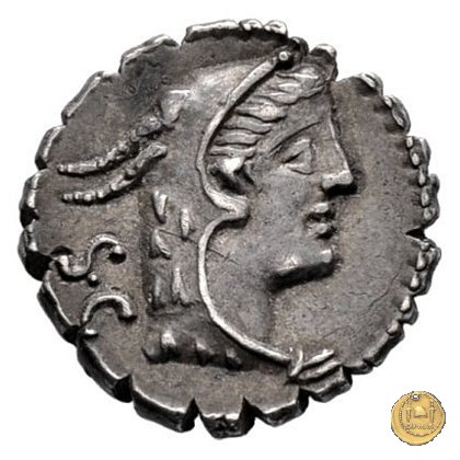 379/2 - denario L. Procilius 80 BC (Roma)