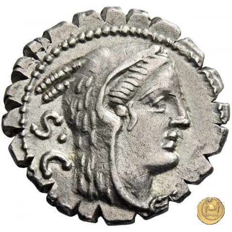 379/2 - denario L. Procilius 80 BC (Roma)