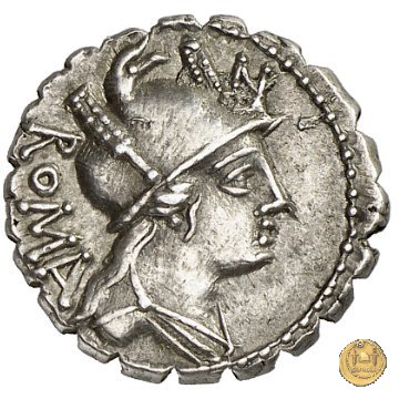 380/1 - denario C. Poblicius Q.f. 80 BC (Roma)