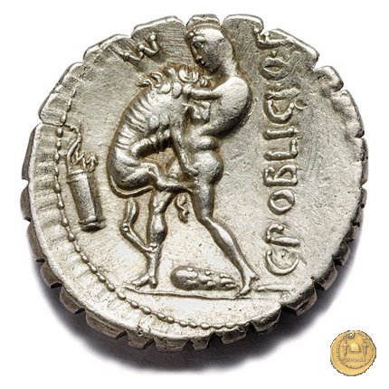 380/1 - denario C. Poblicius Q.f. 80 BC (Roma)