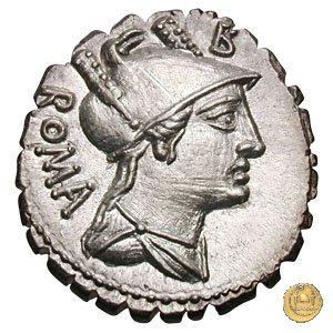 380/1 - denario C. Poblicius Q.f. 80 BC (Roma)