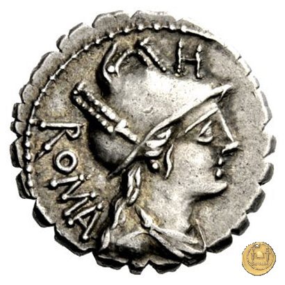 380/1 - denario C. Poblicius Q.f. 80 BC (Roma)