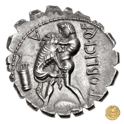 380/1 - denario C. Poblicius Q.f. 80 BC (Roma)