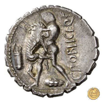 380/1 - denario C. Poblicius Q.f. 80 BC (Roma)