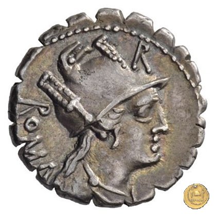 380/1 - denario C. Poblicius Q.f. 80 BC (Roma)