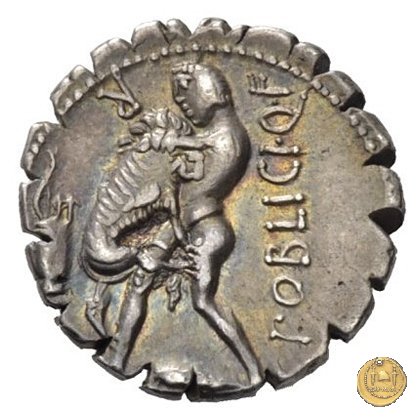 380/1 - denario C. Poblicius Q.f. 80 BC (Roma)