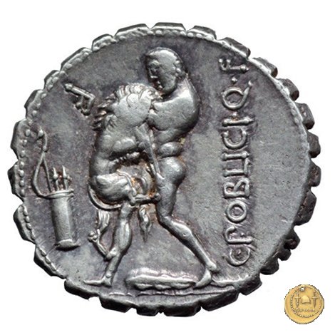 380/1 - denario C. Poblicius Q.f. 80 BC (Roma)