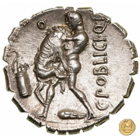 380/1 - denario C. Poblicius Q.f. 80 BC (Roma)