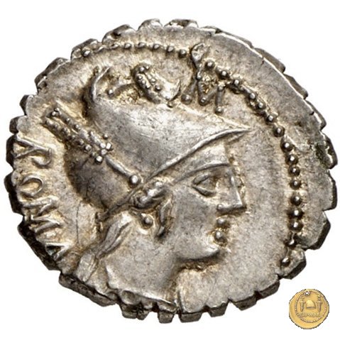 380/1 - denario C. Poblicius Q.f. 80 BC (Roma)