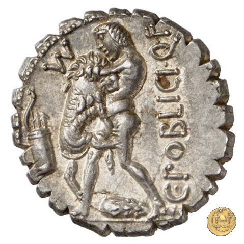 380/1 - denario C. Poblicius Q.f. 80 BC (Roma)