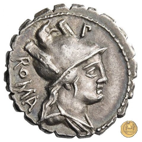 380/1 - denario C. Poblicius Q.f. 80 BC (Roma)