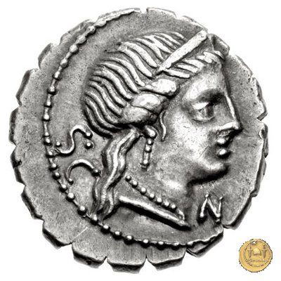 382/1 - denario C. Naevius Balbus 79 BC (Roma)