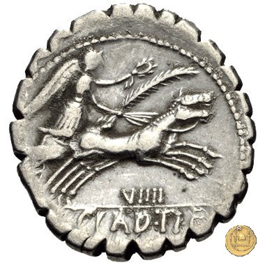383/1 - denario Ti. Claudius Ti.f. Ap.n. Nero 79 BC (Roma)