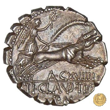 383/1 - denario Ti. Claudius Ti.f. Ap.n. Nero 79 BC (Roma)