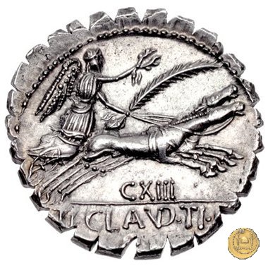 383/1 - denario Ti. Claudius Ti.f. Ap.n. Nero 79 a.C. (Roma)