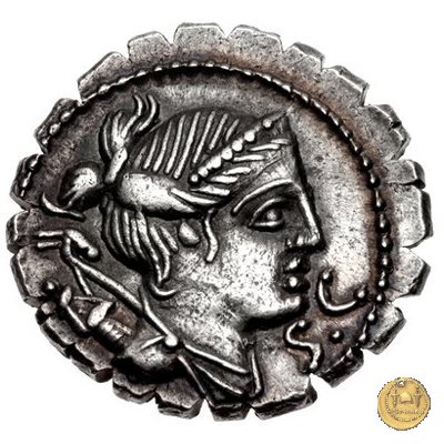 383/1 - denario Ti. Claudius Ti.f. Ap.n. Nero 79 BC (Roma)