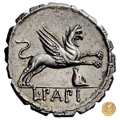 384/1 - denario L. Papius 79 BC (Roma)