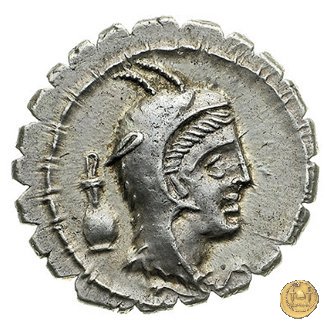 384/1 - denario L. Papius 79 BC (Roma)