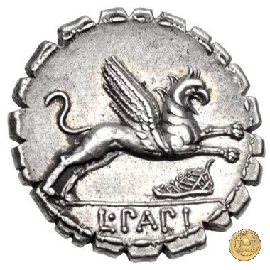 384/1 - denario L. Papius 79 a.C. (Roma)