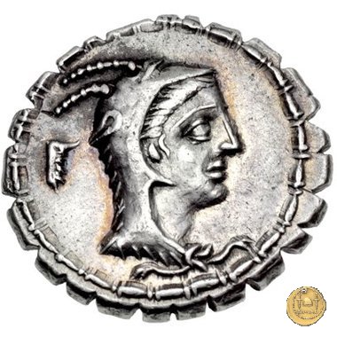 384/1 - denario L. Papius 79 BC (Roma)