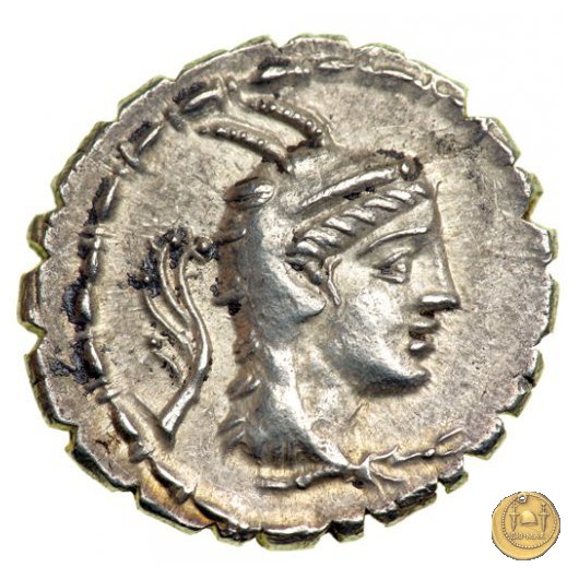 384/1 - denario L. Papius 79 BC (Roma)