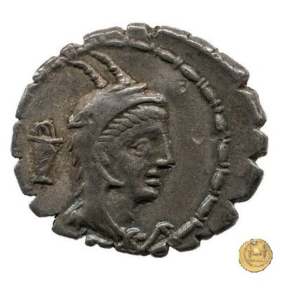 384/1 - denario L. Papius 79 BC (Roma)