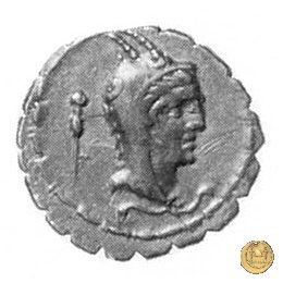 384/1 - denario L. Papius 79 BC (Roma)