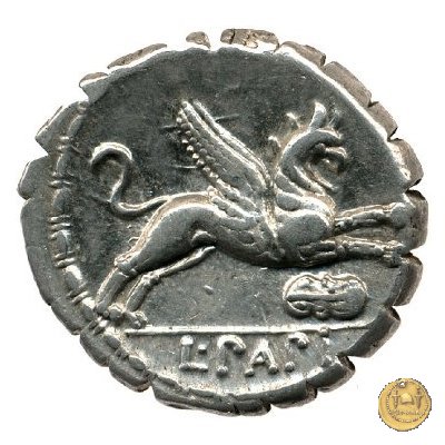 384/1 - denario L. Papius 79 BC (Roma)