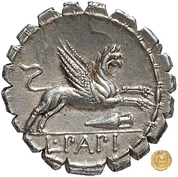 384/1 - denario L. Papius 79 BC (Roma)