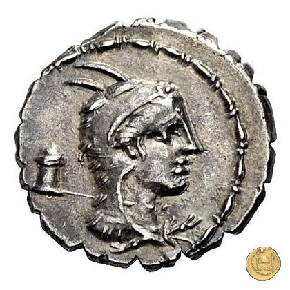 384/1 - denario L. Papius 79 BC (Roma)