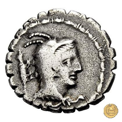 384/1 - denario L. Papius 79 BC (Roma)