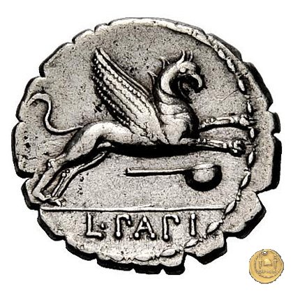 384/1 - denario L. Papius 79 BC (Roma)