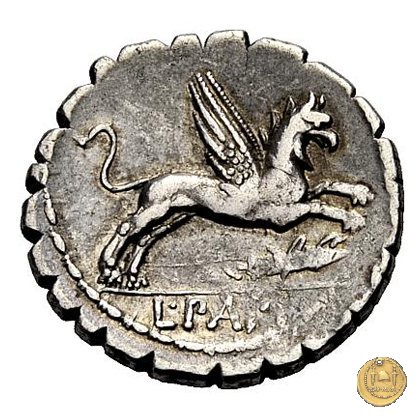 384/1 - denario L. Papius 79 BC (Roma)