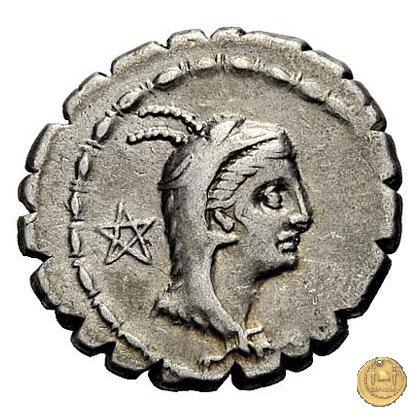 384/1 - denario L. Papius 79 BC (Roma)