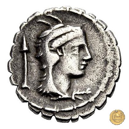 384/1 - denario L. Papius 79 BC (Roma)