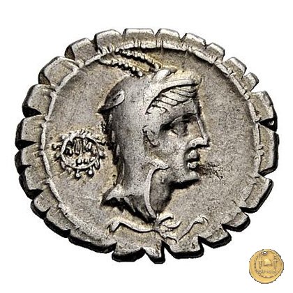 384/1 - denario L. Papius 79 BC (Roma)