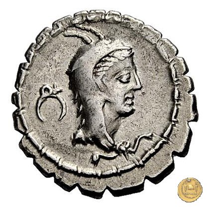 384/1 - denario L. Papius 79 BC (Roma)