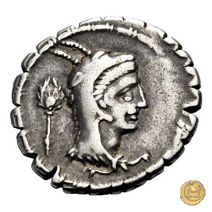 384/1 - denario L. Papius 79 BC (Roma)