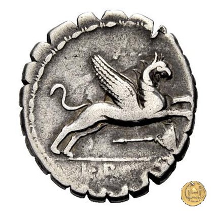 384/1 - denario L. Papius 79 BC (Roma)