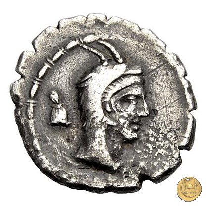 384/1 - denario L. Papius 79 BC (Roma)