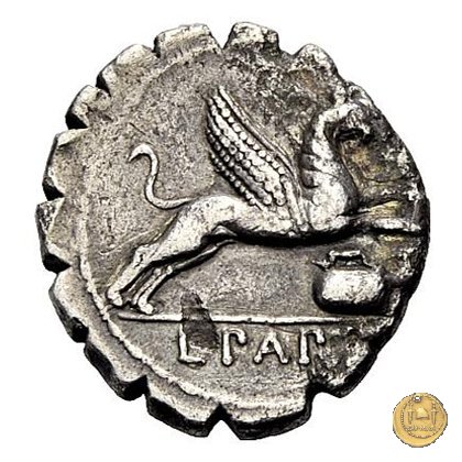 384/1 - denario L. Papius 79 BC (Roma)