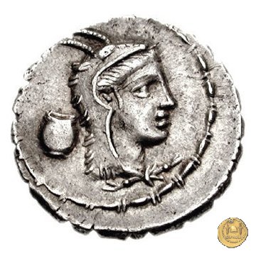 384/1 - denario L. Papius 79 BC (Roma)