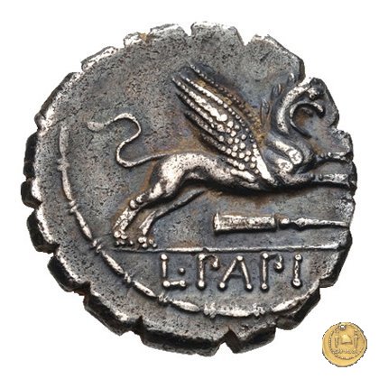 384/1 - denario L. Papius 79 BC (Roma)